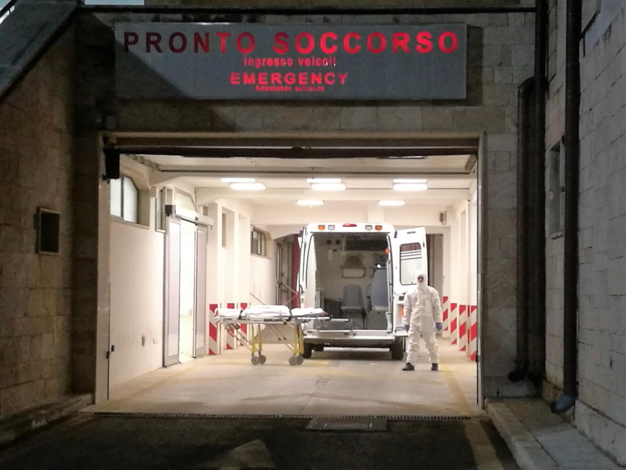 Positivo al coronavirus ricoverato nel Reparto Malattie Infettive dell'Ospedale di Galatina