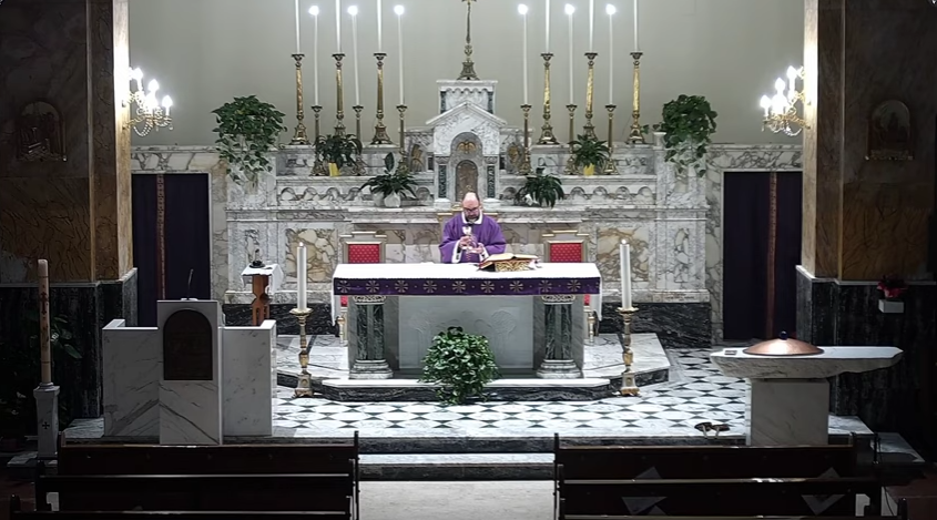 Dal Santuario della Madonna della Luce la messa in streaming su youtube