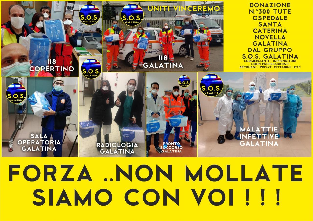 Un'intera città accanto ai suoi operatori sanitari