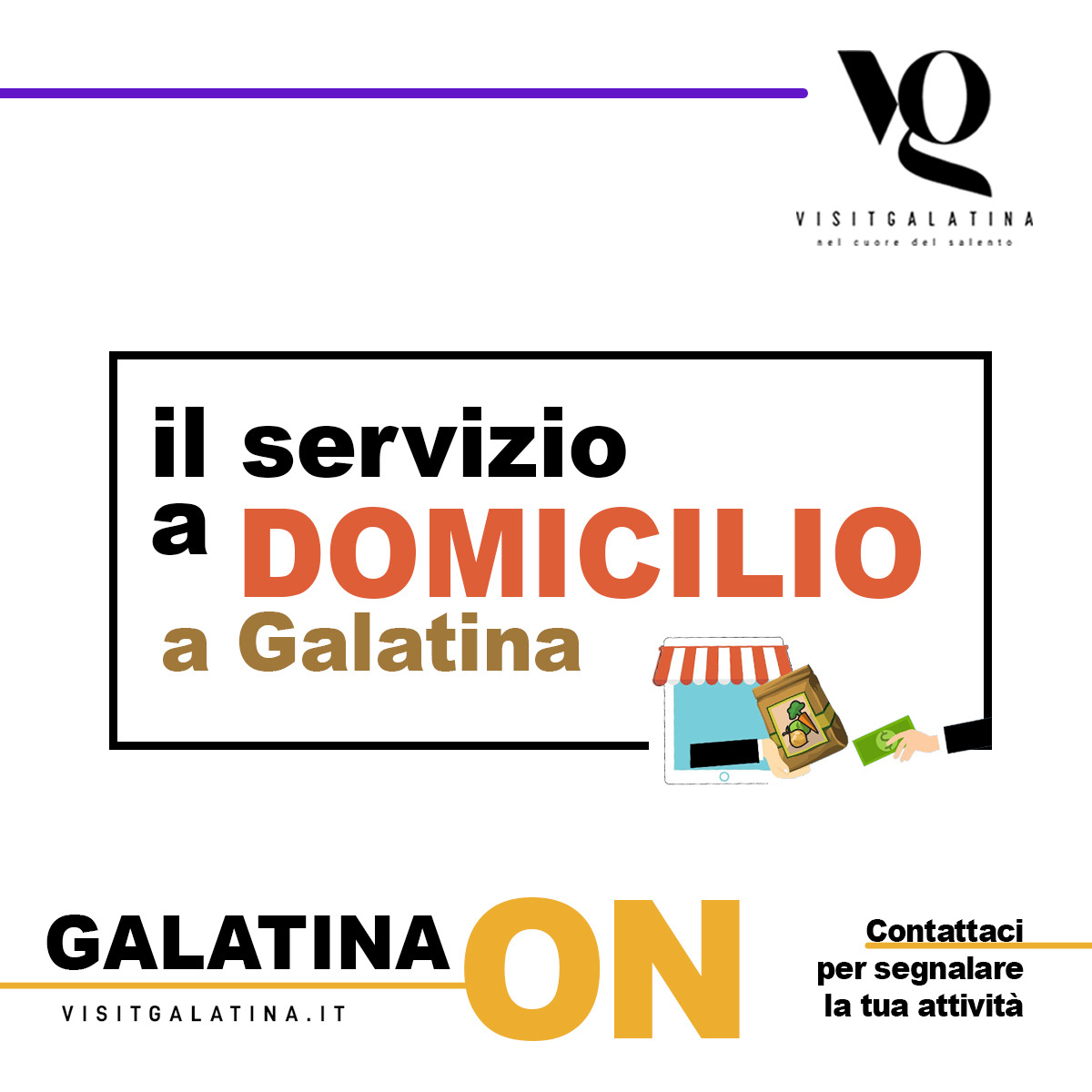 Servizio a domicilio a Galatina, su VisitGalatina le attività che lo promuovono Servizio a domicilio a Galatina, su VisitGalatina le attività che lo promuovono