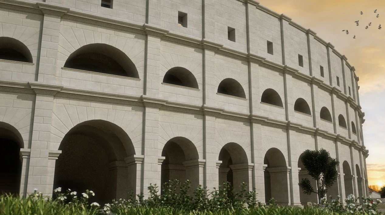 Disponibile la ricostruzione in 3D dell'Anfiteatro Romano di Lecce