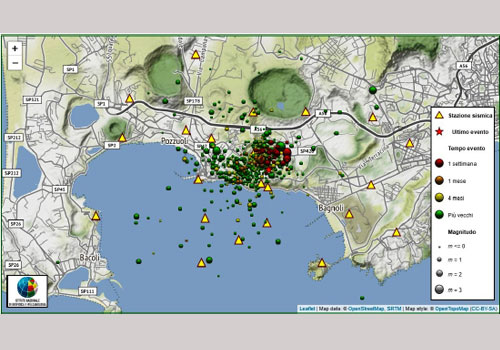 Uno sciame sismico nell'area flegrea Uno sciame sismico nell'area flegrea