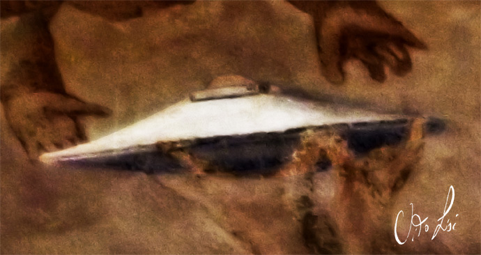 Un Ufo nei dipinti della Basilica di Santa Caterina a Galatina