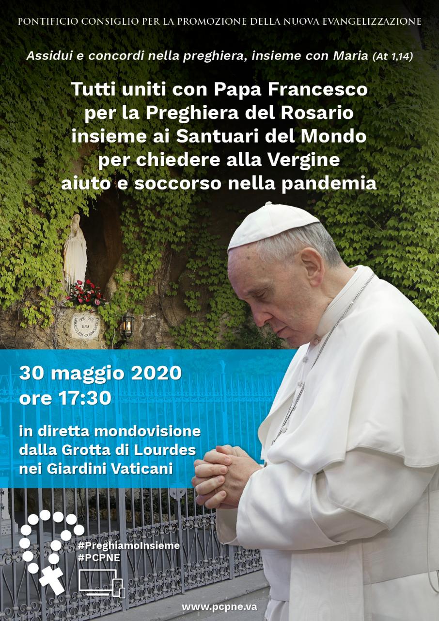 Il Santuario della Madonna della Luce di Galatina in collegamento mondiale con il Papa Il Santuario della Madonna della Luce di Galatina in collegamento mondiale con il Papa