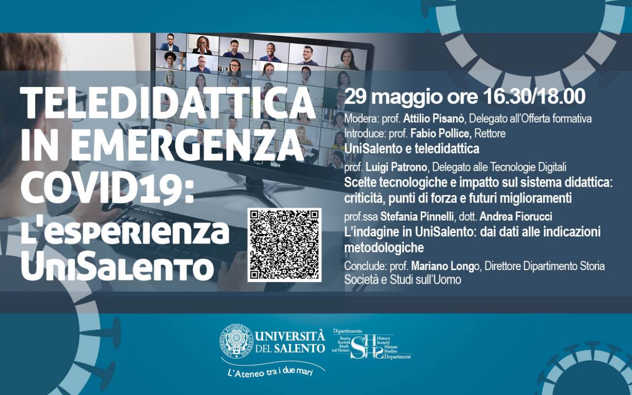 “Teledidattica in emergenza Covid-19: l’esperienza UniSalento” “Teledidattica in emergenza Covid-19: l’esperienza UniSalento”