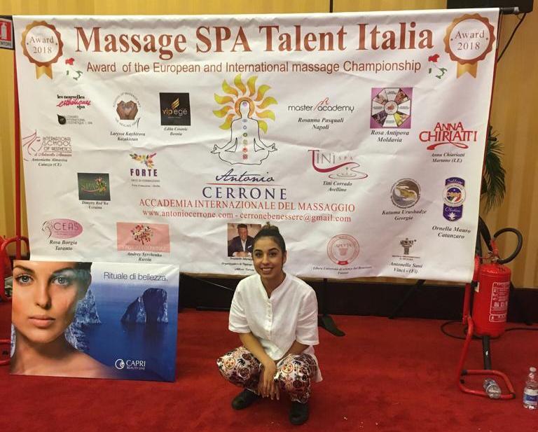 Letizia Margari nella finalissima dell'International Massage Battle. Ancora un like per sostenerla Letizia Margari nella finalissima dell'International Massage Battle. Ancora un like per sostenerla