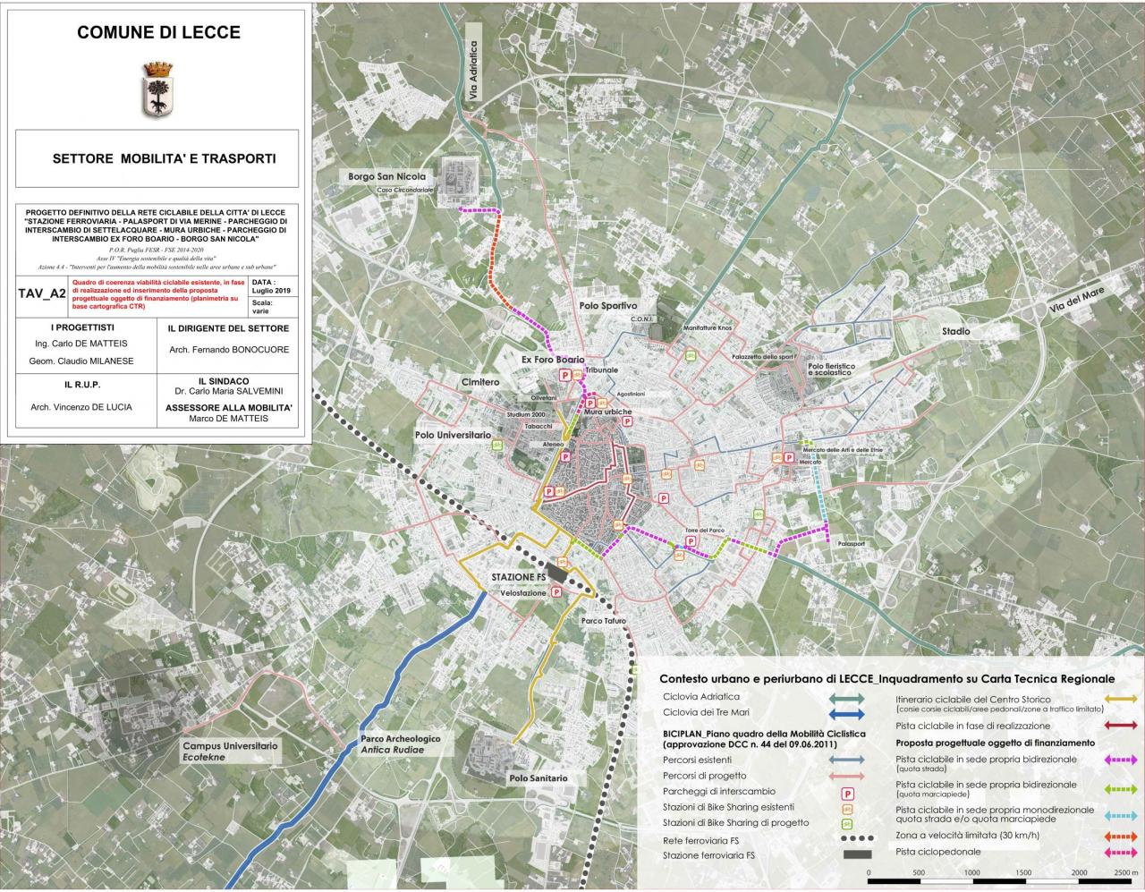 A Lecce arrivano dalla Regione 690mila euro per la Rete Ciclabile A Lecce arrivano dalla Regione 690mila euro per la Rete Ciclabile