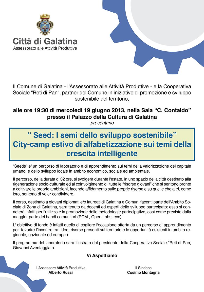 'Seed: I semi dello sviluppo sostenibile', alle 19:30 la presentazione 'Seed: I semi dello sviluppo sostenibile', alle 19:30 la presentazione