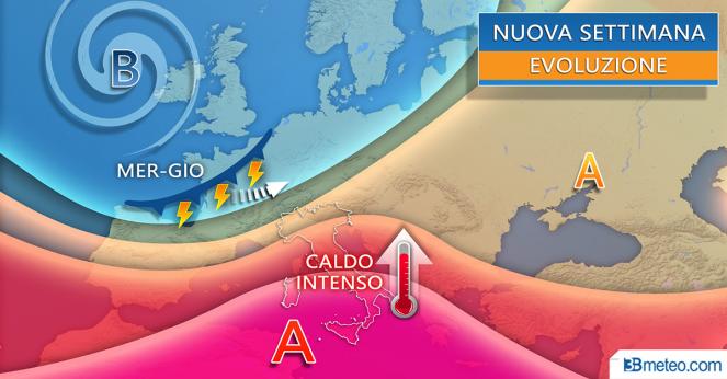 In arrivo il caldo africano