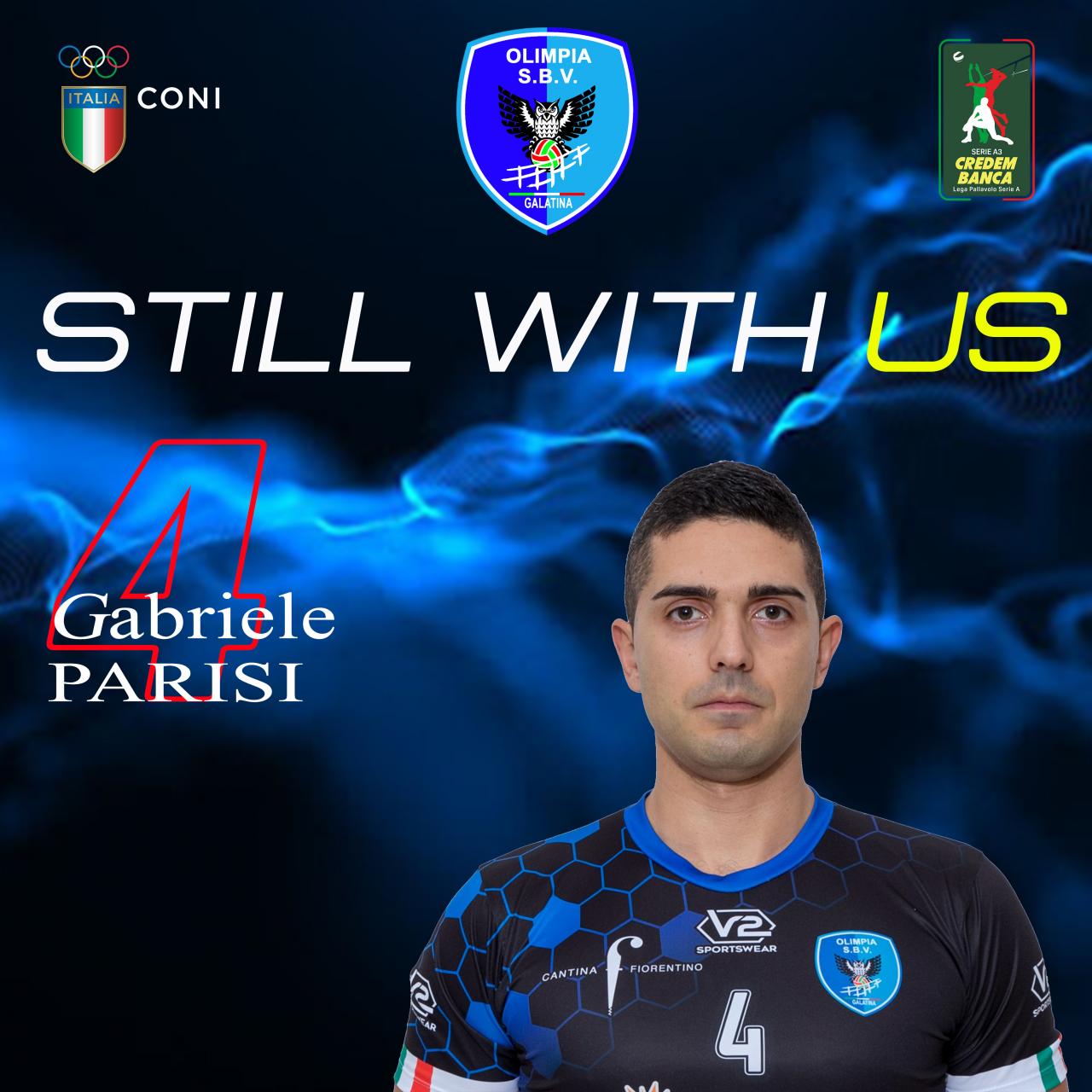 Gabriele Parisi sceglie Olimpia SBV Gabriele Parisi sceglie Olimpia SBV