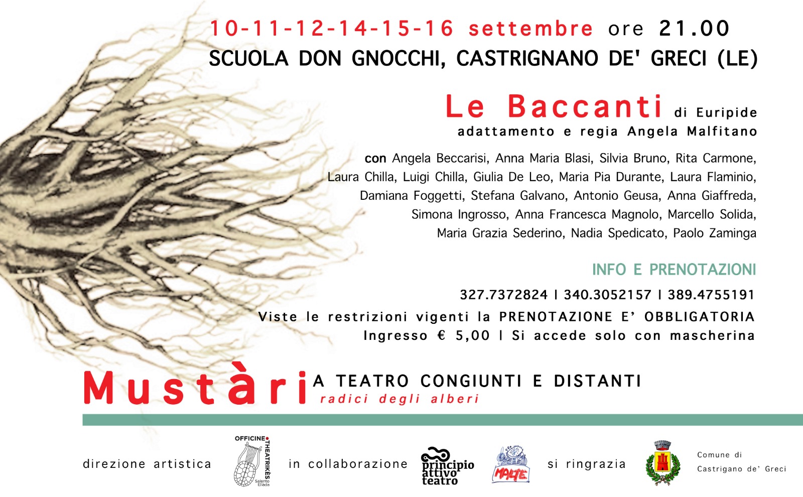 A Castrignano de' Greci "Le Baccanti" di Euripide A Castrignano de' Greci "Le Baccanti" di Euripide