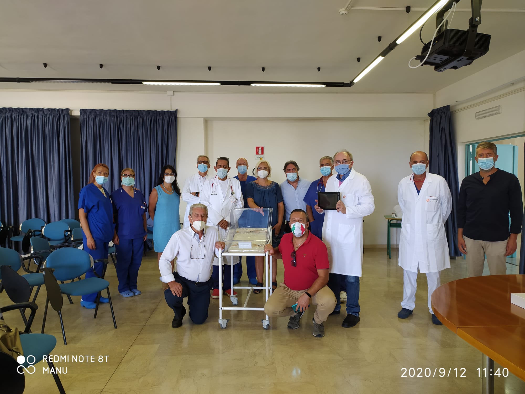 Oltre 26000 euro raccolti da #doniamoaiutiamovinciamo e trasformati in apparecchiature e DIP per l'Ospedale di Galatina