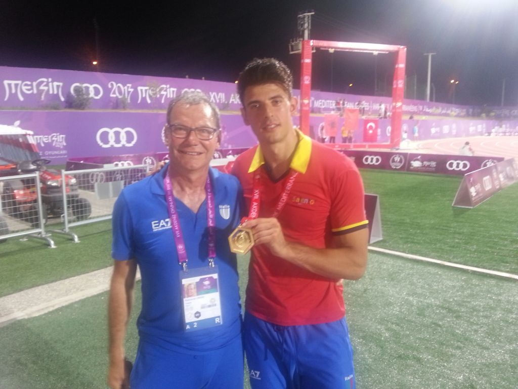 Salto triplo. Daniele Greco, in Turchia il primo oro con la maglia di 'Salento d'amare' Salto triplo. Daniele Greco, in Turchia il primo oro con la maglia di 'Salento d'amare'