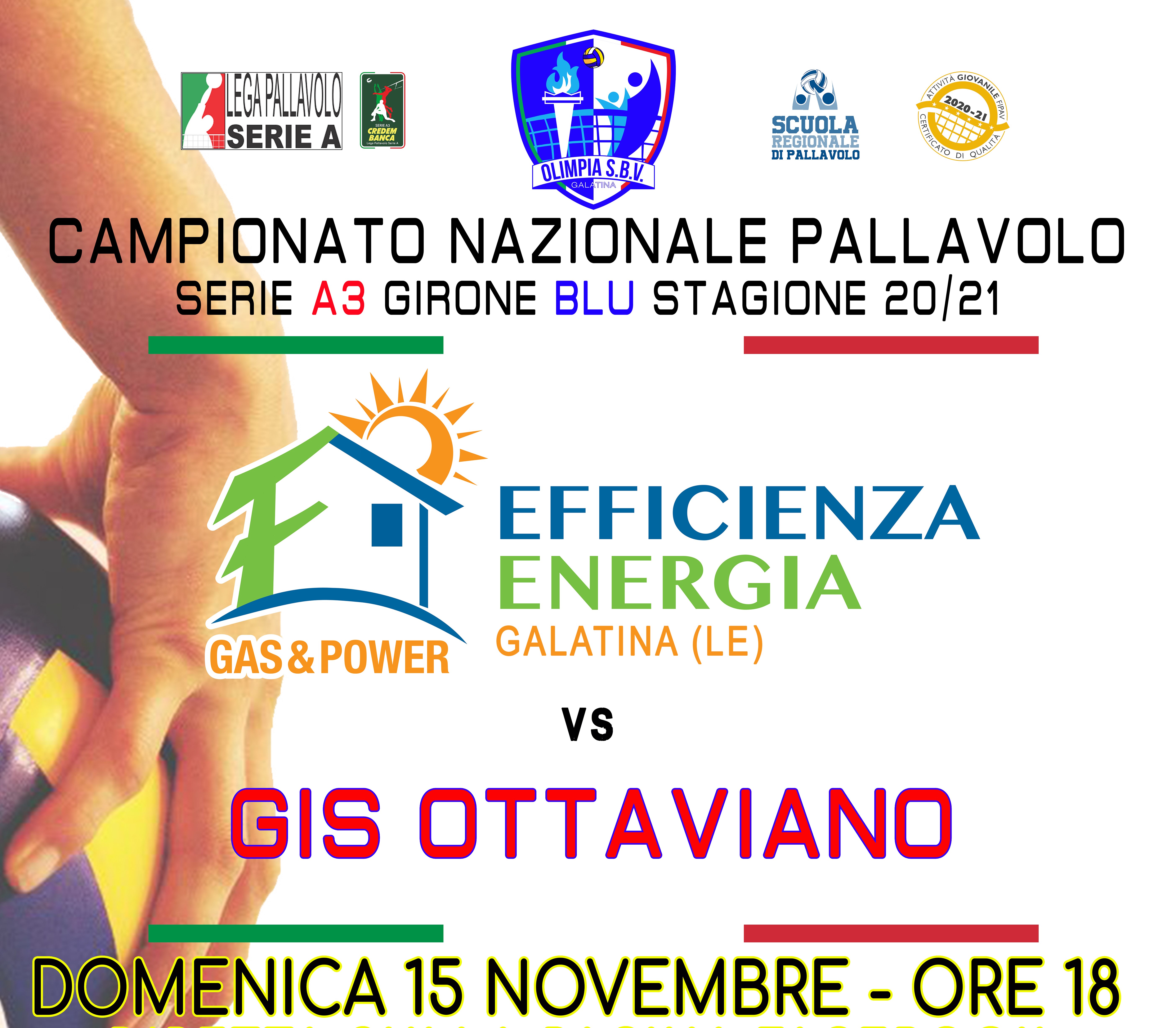 Efficienza Energia ricomincia ospitando l'Ottaviano Efficienza Energia ricomincia ospitando l'Ottaviano