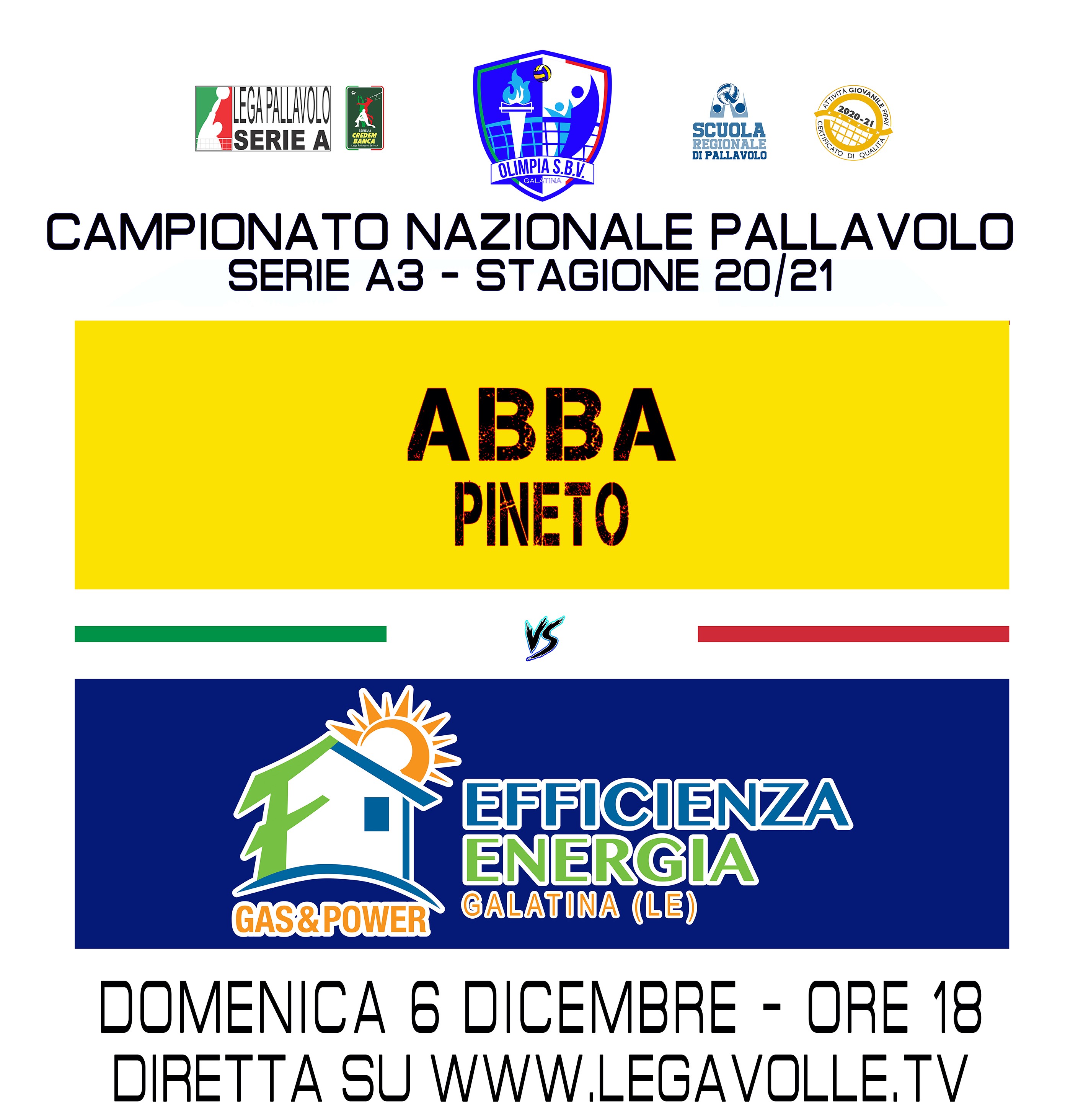 Efficienza Energia Galatina a Pineto in cerca di conferme Efficienza Energia Galatina a Pineto in cerca di conferme