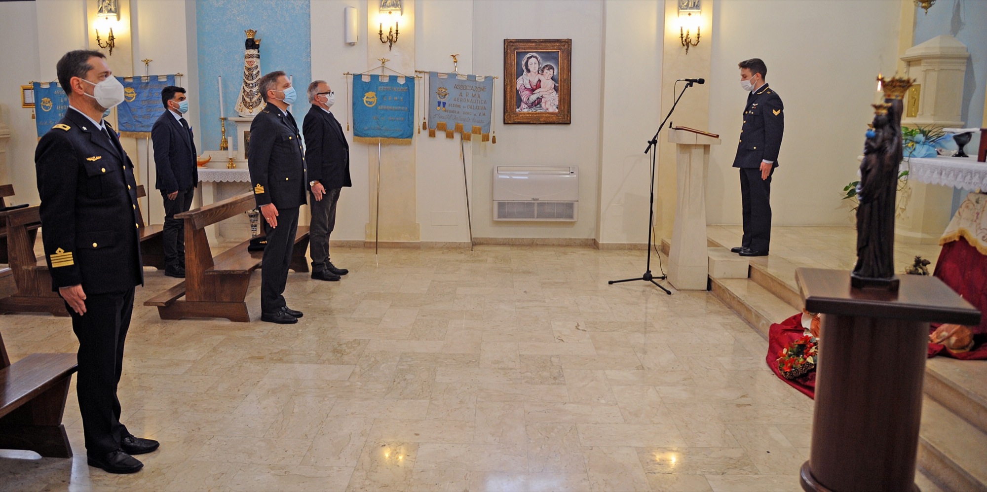 Celebrata nell'Aeroporto di Galatina la ricorrenza della Madonna di Loreto Patrona dell'Aeronautica Militare