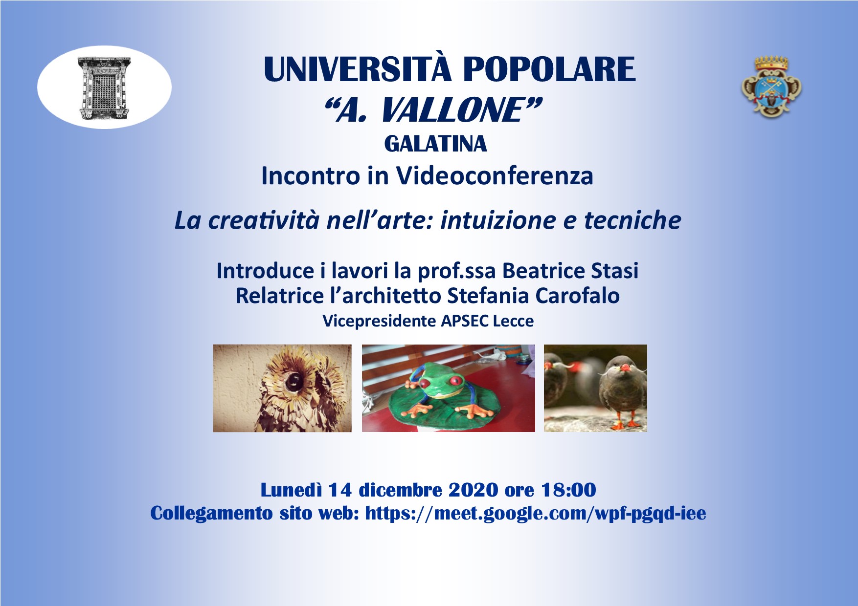 “La creatività nell’arte: intuizione e tecniche” “La creatività nell’arte: intuizione e tecniche”