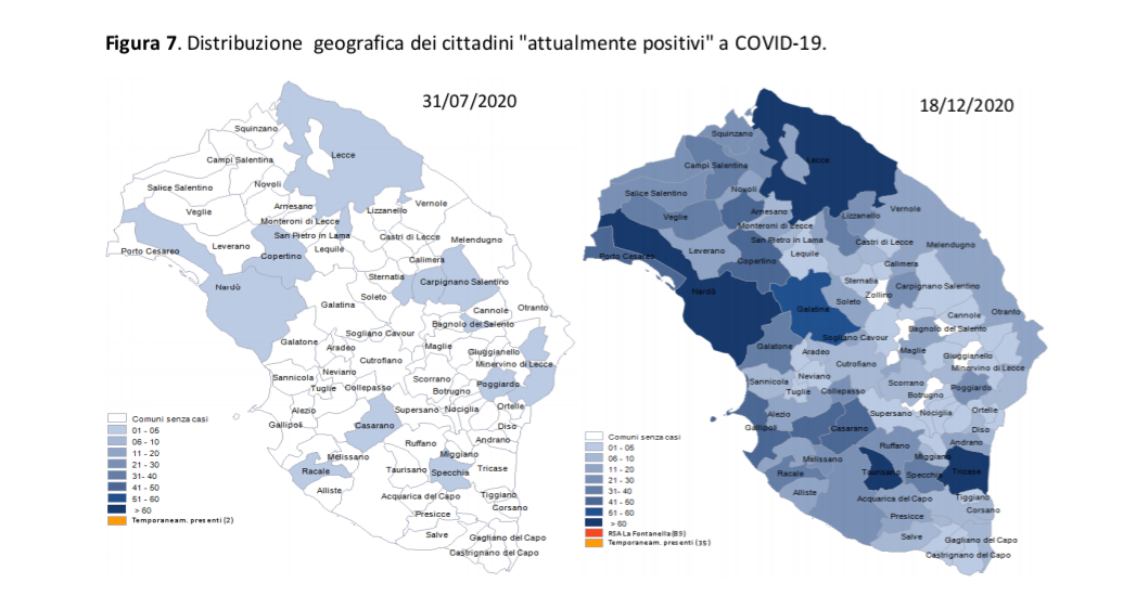 COVID-19. Sono 54 i galatinesi ancora positivi
