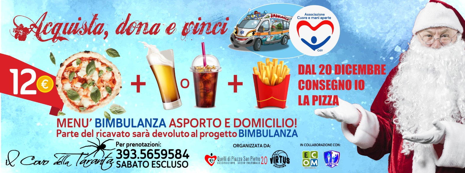 Una pizza per la Bimbulanza Una pizza per la Bimbulanza