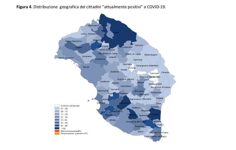 COVID-19. Calano i galatinesi ancora positivi