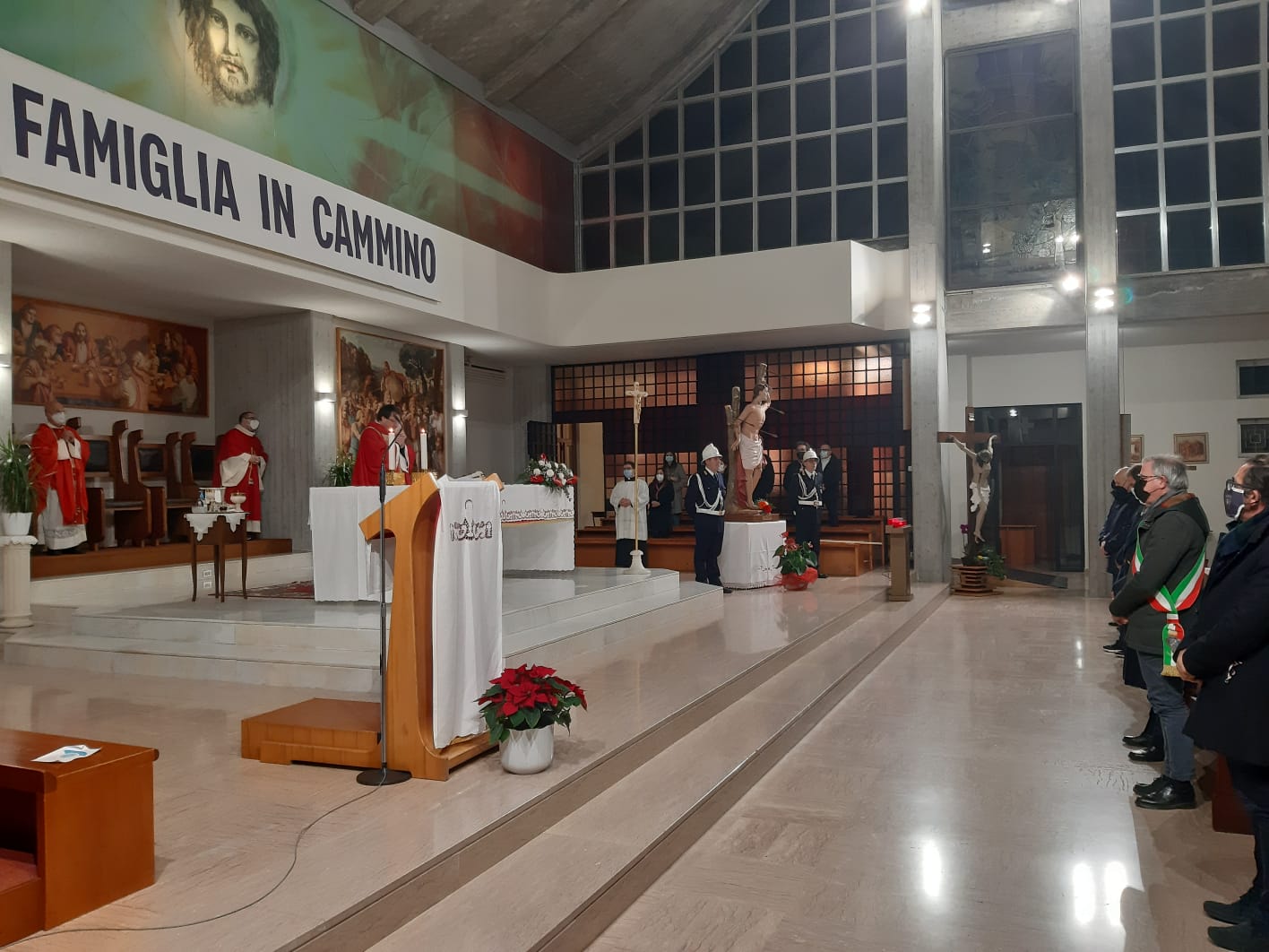 &quot;San Sebastiano ti preghiamo, in modo particolare, per i nostri fratelli vigili&quot;