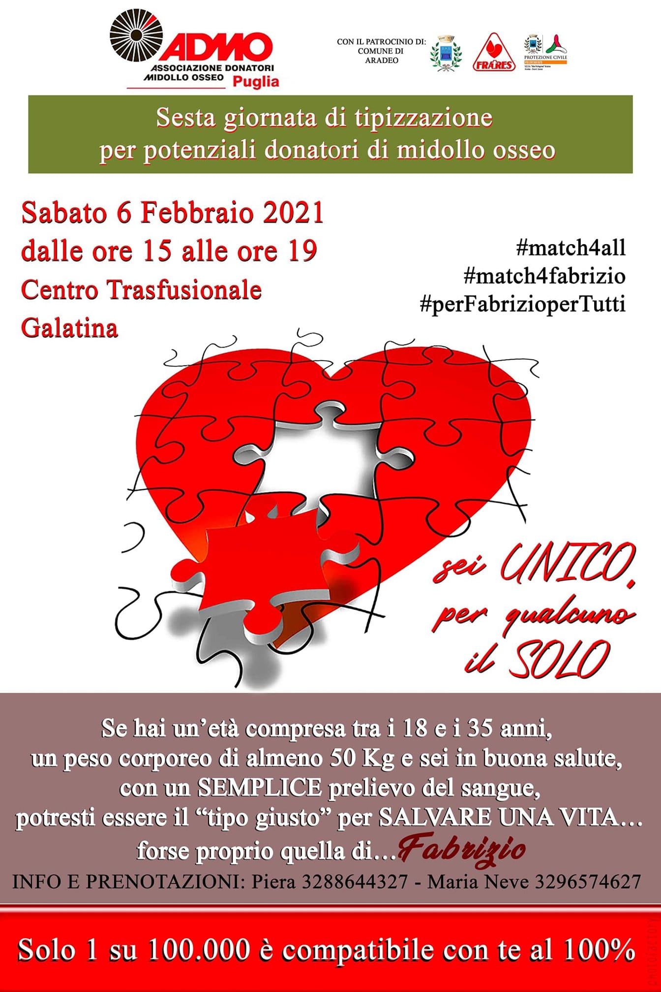 Un "angelo" per Fabrizio Un "angelo" per Fabrizio