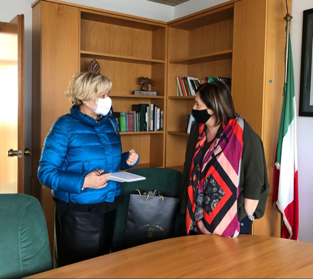 Loredana Capone in visita al carcere di Lecce Loredana Capone in visita al carcere di Lecce