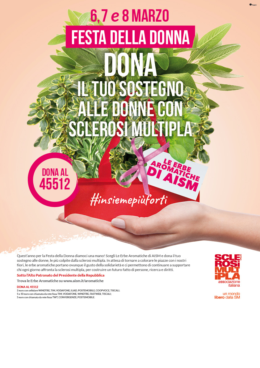 Le Erbe Aromatiche di AISM per sostenere le donne con sclerosi multipla