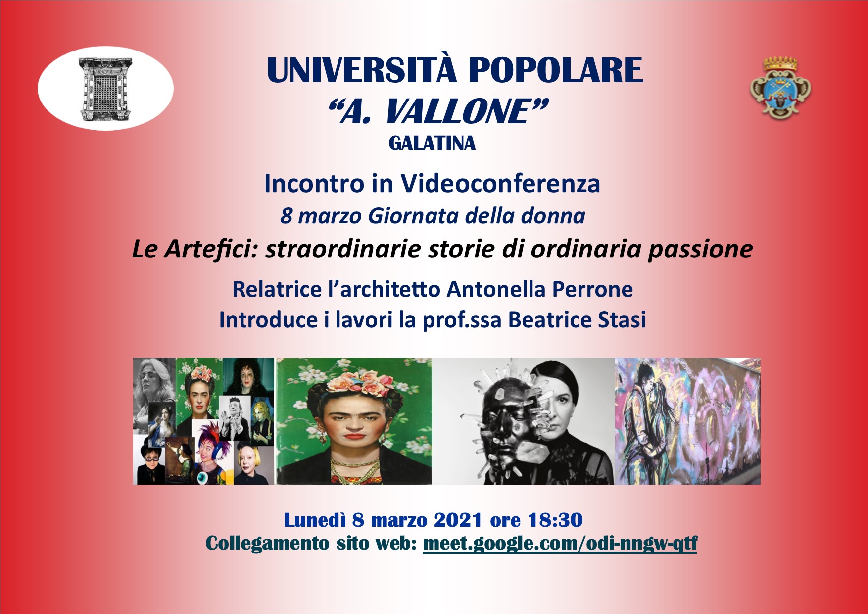 Antonella Perrone racconta "Le artefici: straordinarie storie di ordinaria passione" Antonella Perrone racconta "Le artefici: straordinarie storie di ordinaria passione"