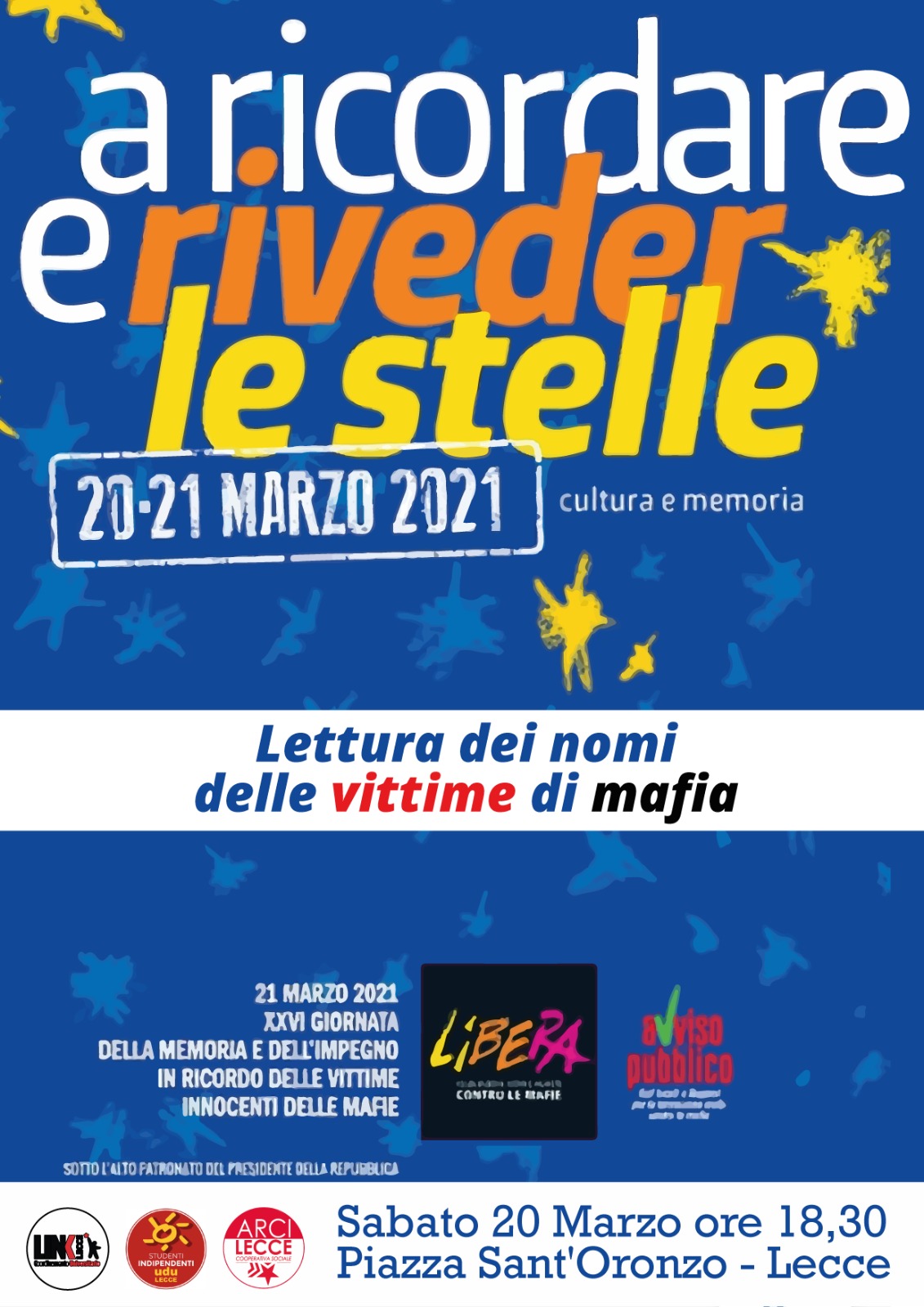 “A ricordare e riveder le stelle”