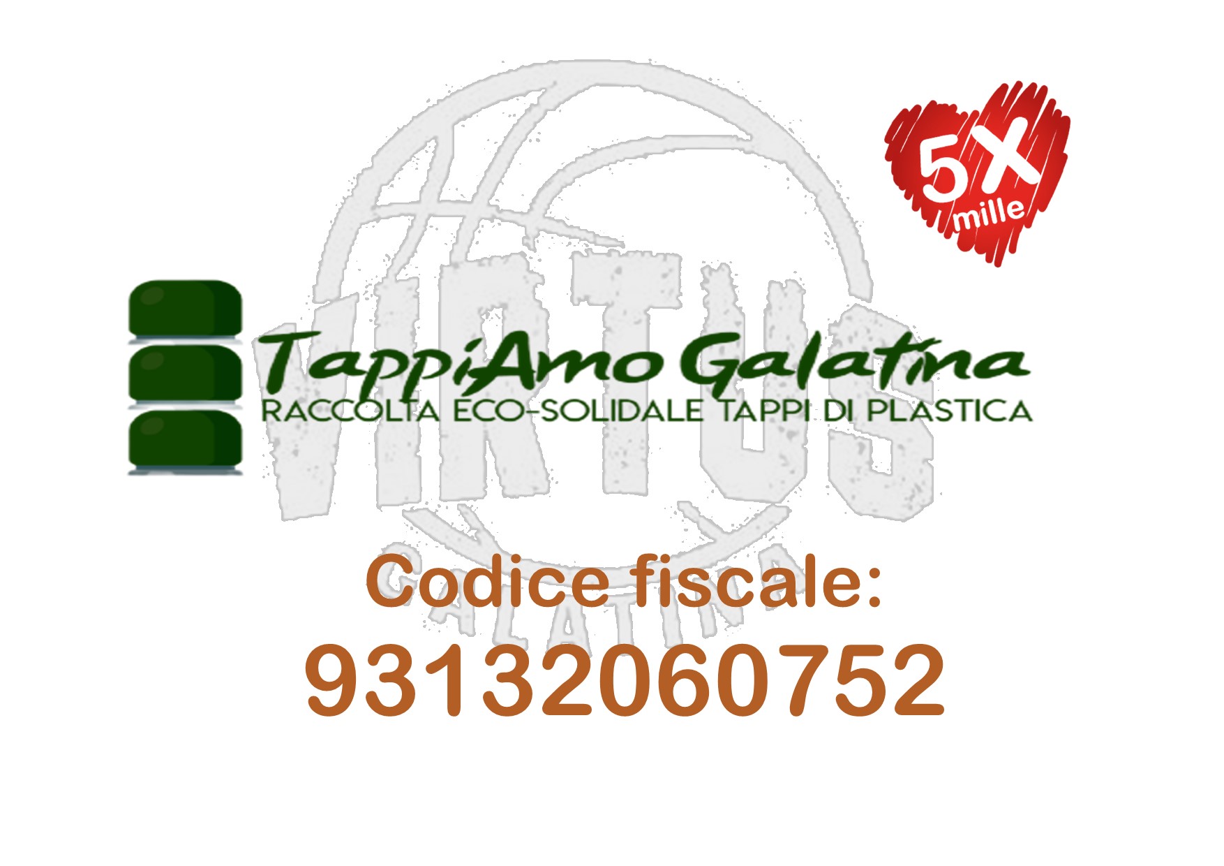 Il 5x1000 a 'Tappiamo Galatina' Il 5x1000 a 'Tappiamo Galatina'