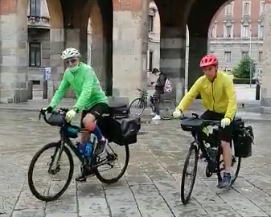 Da Monza a Galatina in bicicletta: Giuseppe Lazari fa il bis