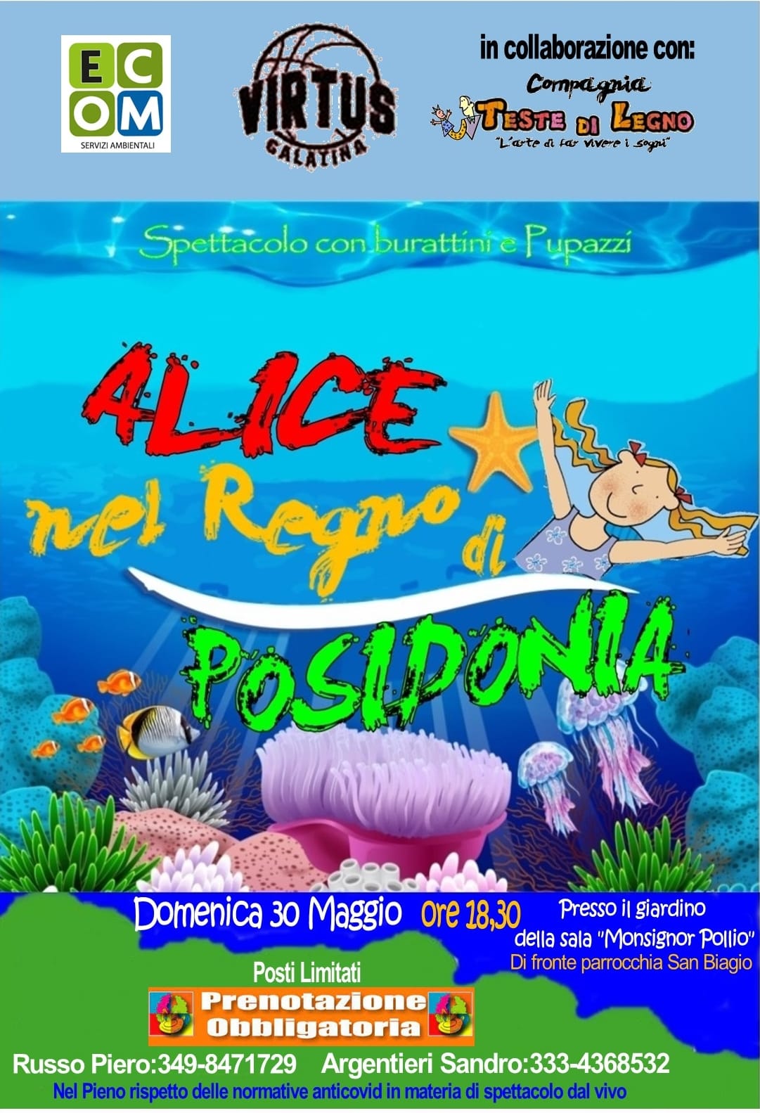 "Alice nel regno di Posidonia" "Alice nel regno di Posidonia"