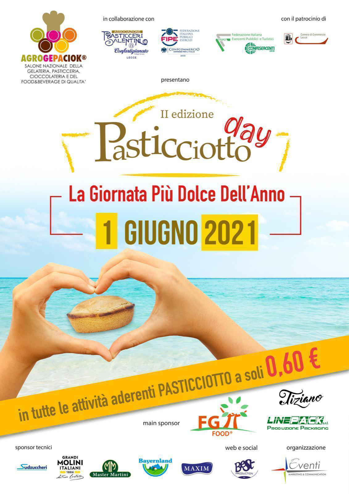 "Sono favorevole al Pasticciotto Day" "Sono favorevole al Pasticciotto Day"