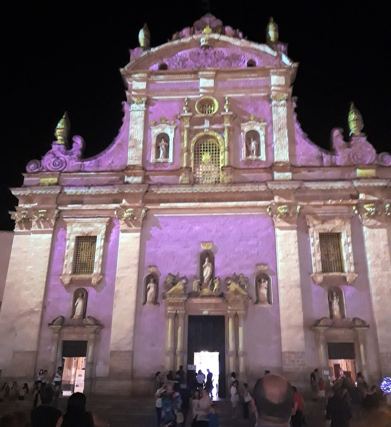 Galatina in video mapping sulla Chiesa Madre