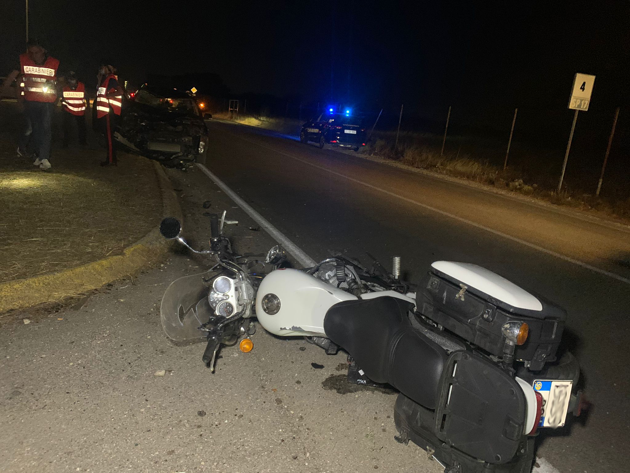 Tragico scontro auto-moto sulla via del mare, muore 53enne di Galatina