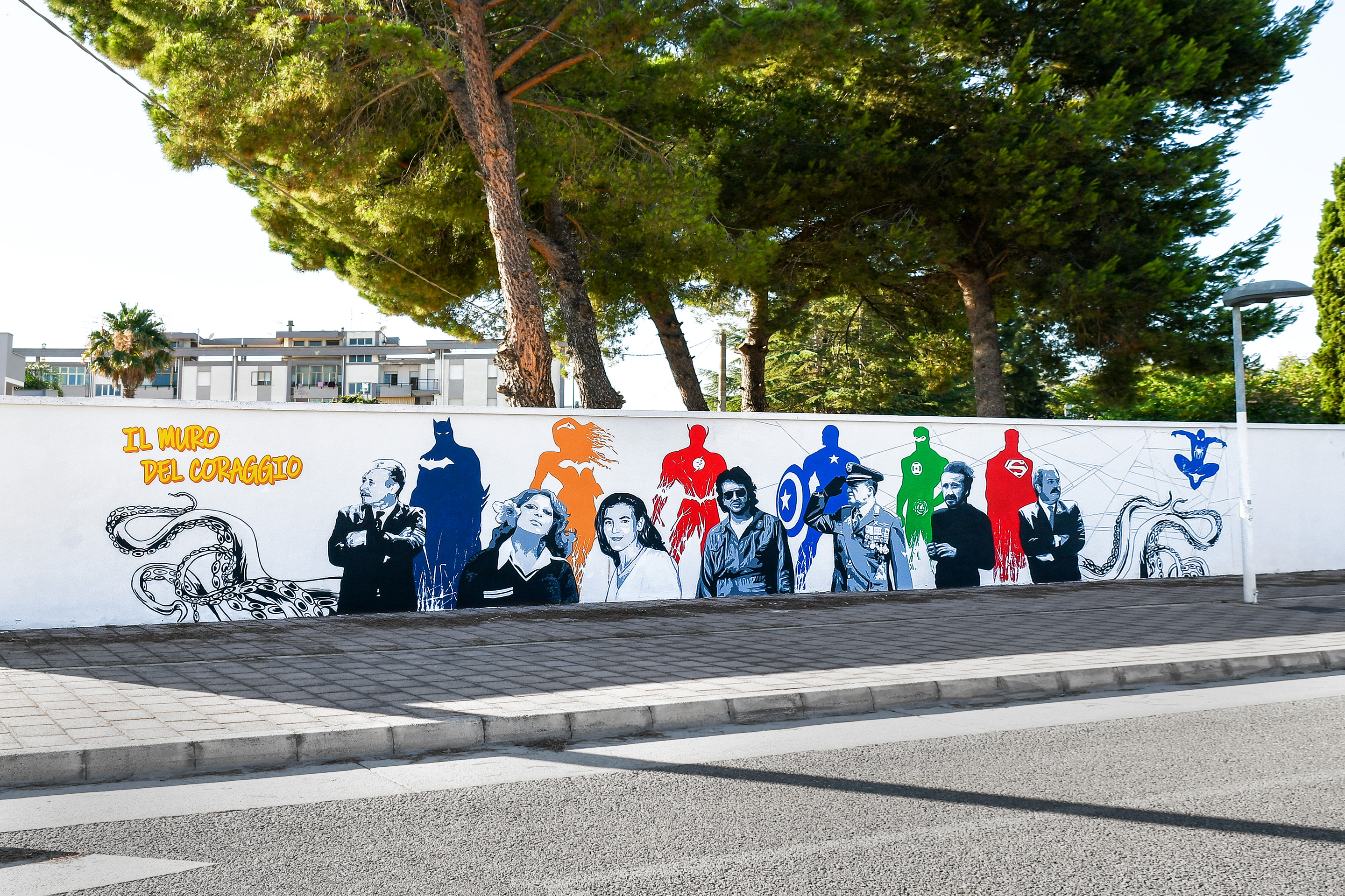 A Galatina “Il muro del Coraggio”