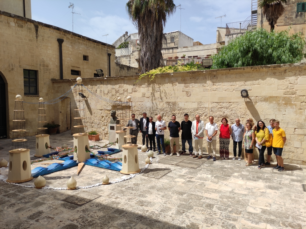 Inaugurata a Palazzo Adorno “La Luce” realizzata dal Liceo artistico “Ezio Vanoni” di Nardò