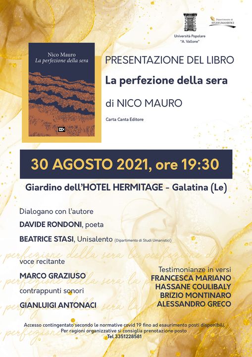 “La perfezione della sera” “La perfezione della sera”