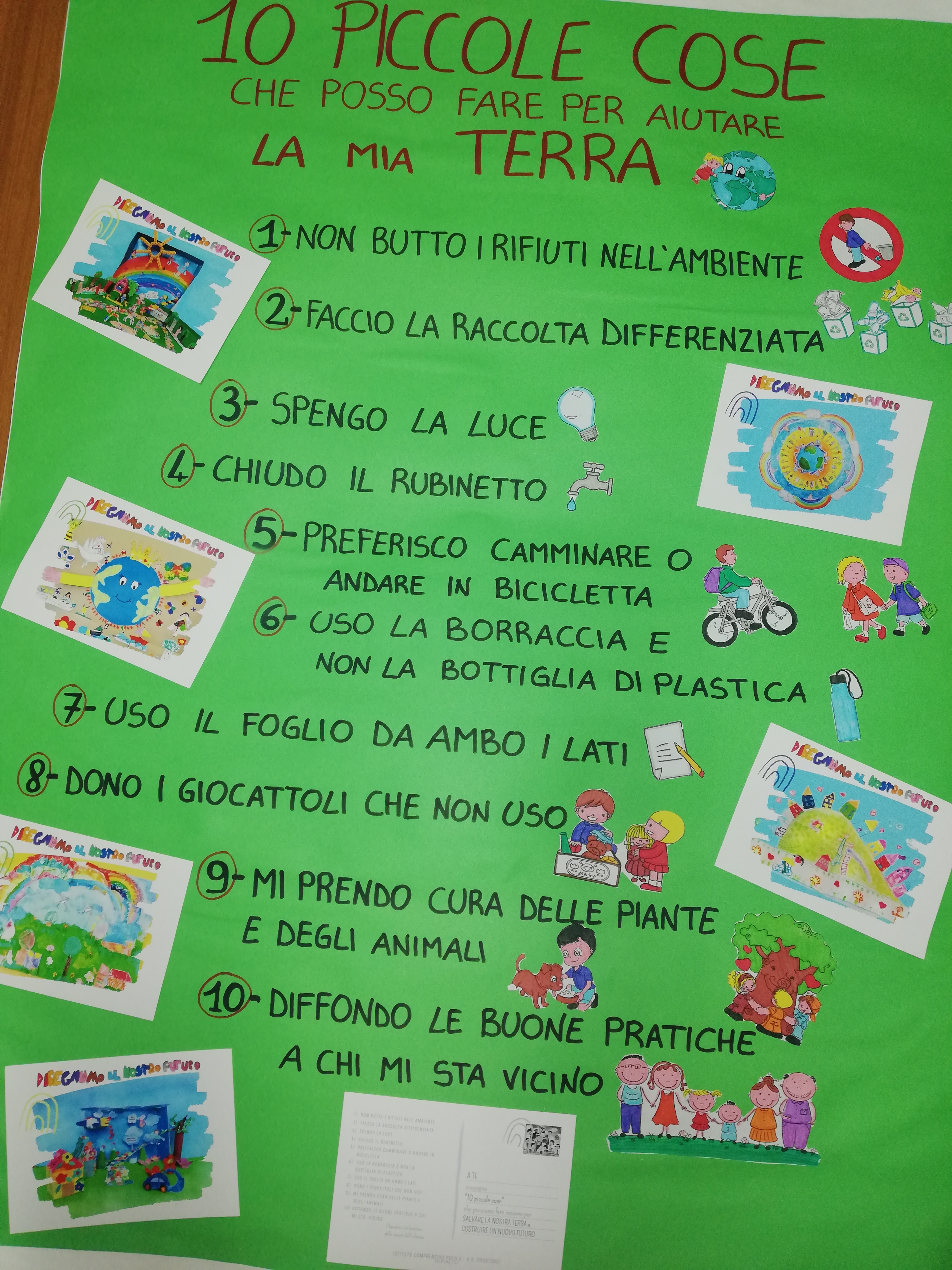 "10 piccole cose per salvare la terra" e il Ministro Bianchi scrive alle bambine e ai bambini del Polo 3 di Galatina "10 piccole cose per salvare la terra" e il Ministro Bianchi scrive alle bambine e ai bambini del Polo 3 di Galatina