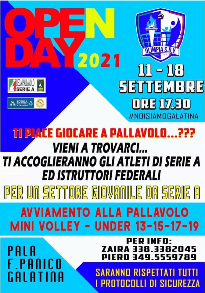 L'open day dell'Olimpia Sbv Galatina L'open day dell'Olimpia Sbv Galatina