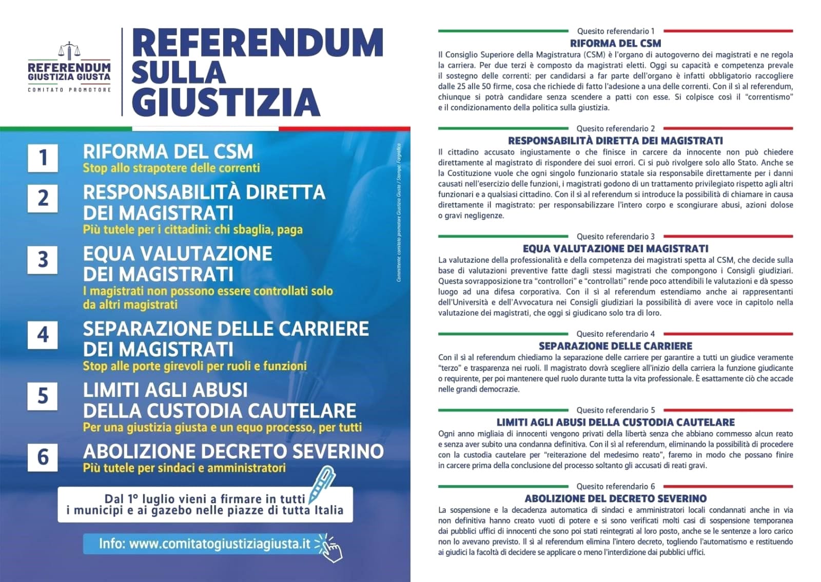 Referendum Giustizia, una firma in 'Villa' con Galatina al Centro Referendum Giustizia, una firma in 'Villa' con Galatina al Centro