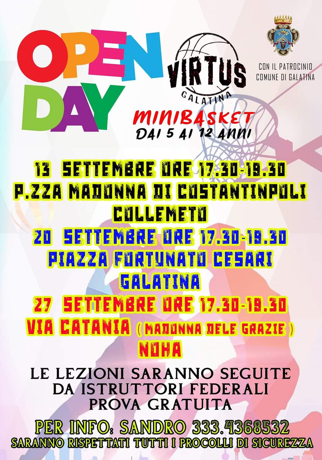 A Noha l'Open Day di Basket A Noha l'Open Day di Basket