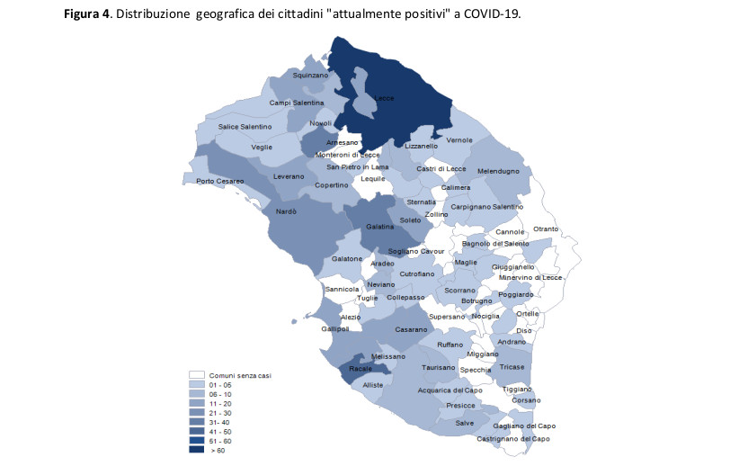 COVID-19. Trentatré galatinesi sono ancora positivi