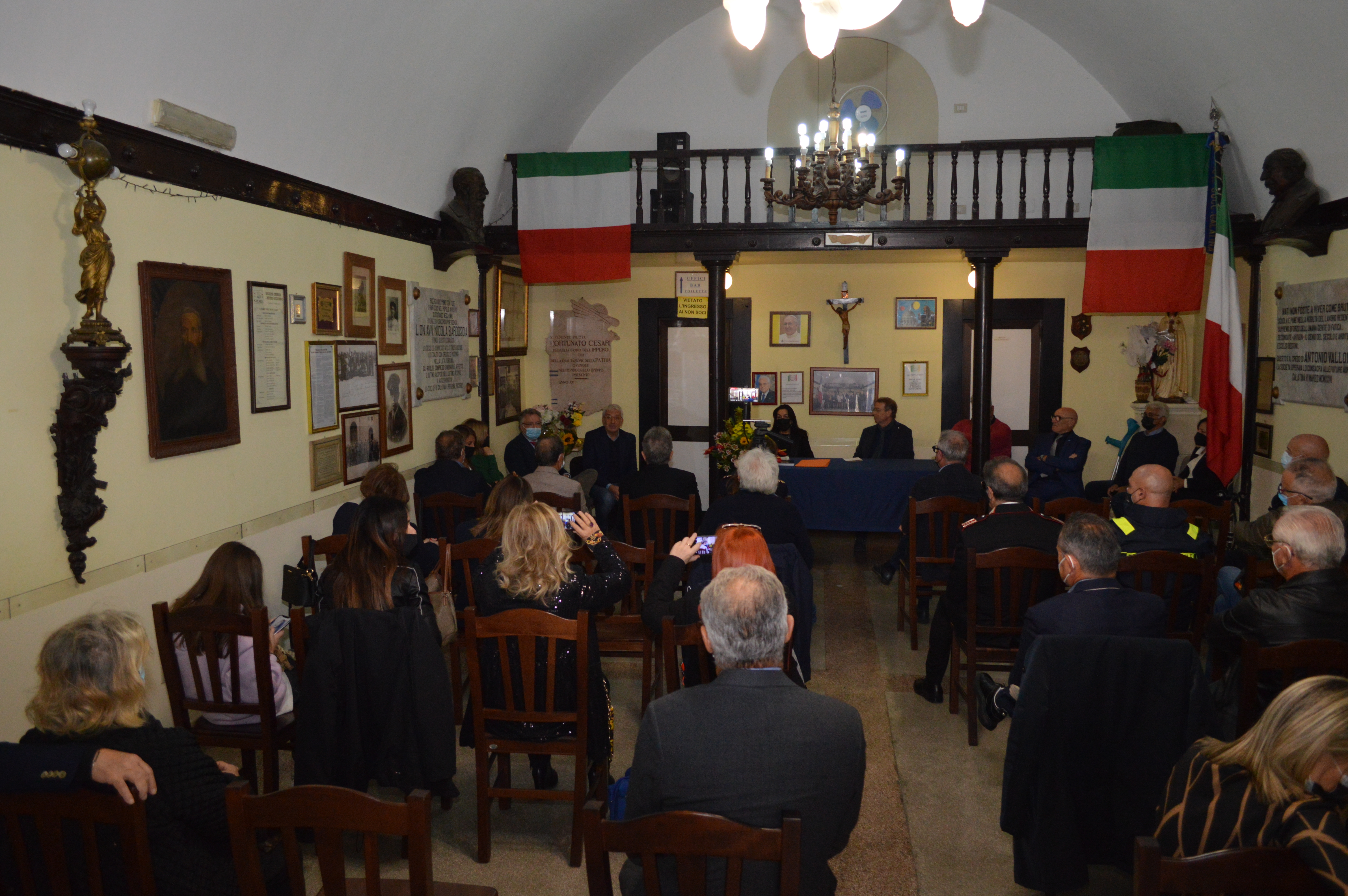 I nuovi soci della Società Operaia di Mutuo Soccorso di Galatina