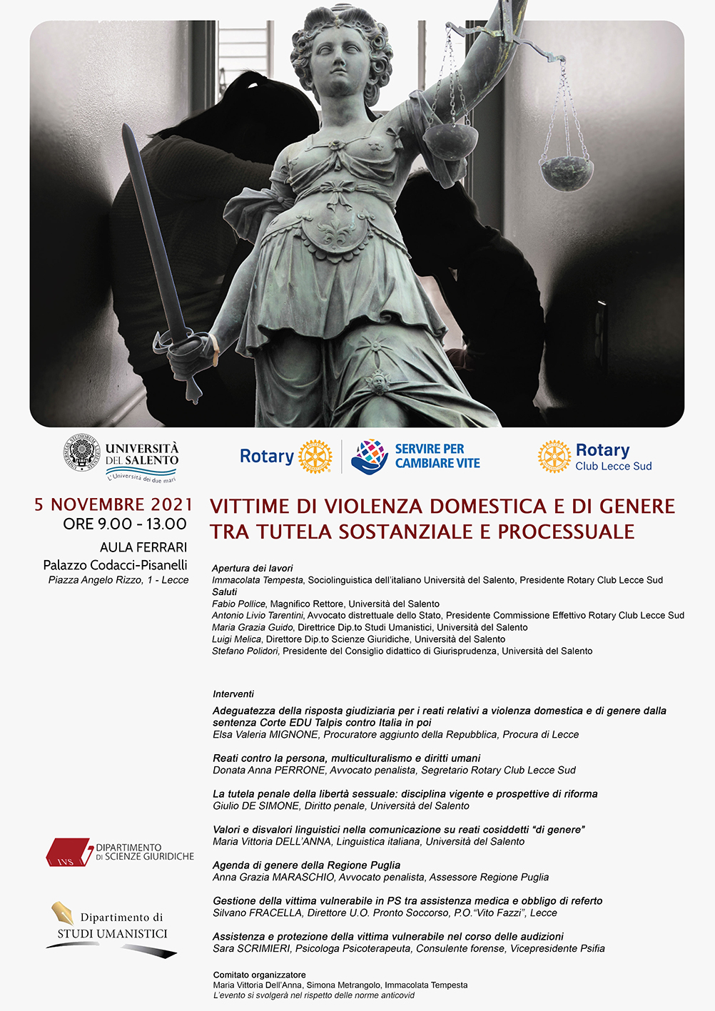 “Vittime di violenza domestica e di genere tra tutela sostanziale e processuale” “Vittime di violenza domestica e di genere tra tutela sostanziale e processuale”