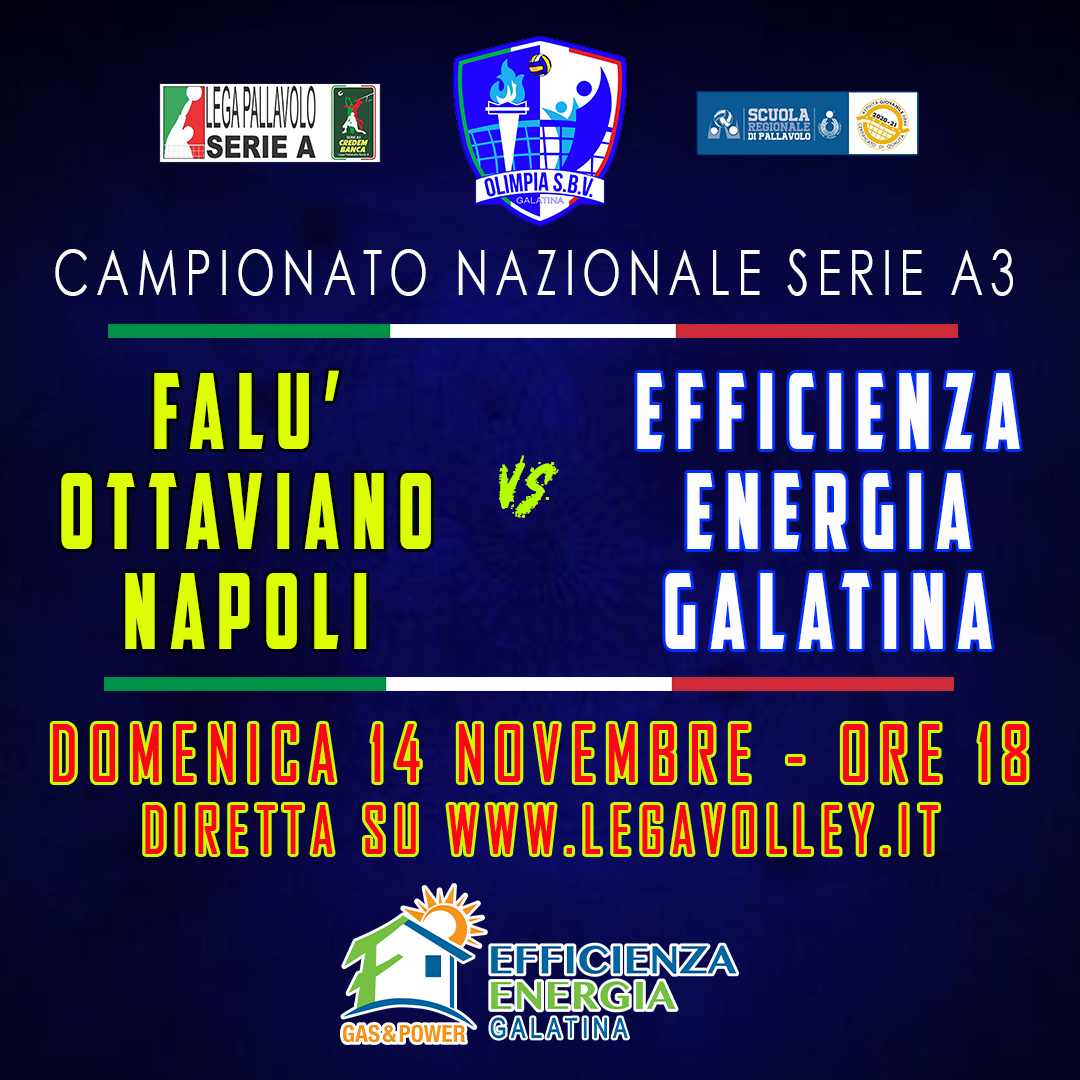 Efficienza Energia Galatina ha 'studiato' come battere l'Ottaviano Efficienza Energia Galatina ha 'studiato' come battere l'Ottaviano