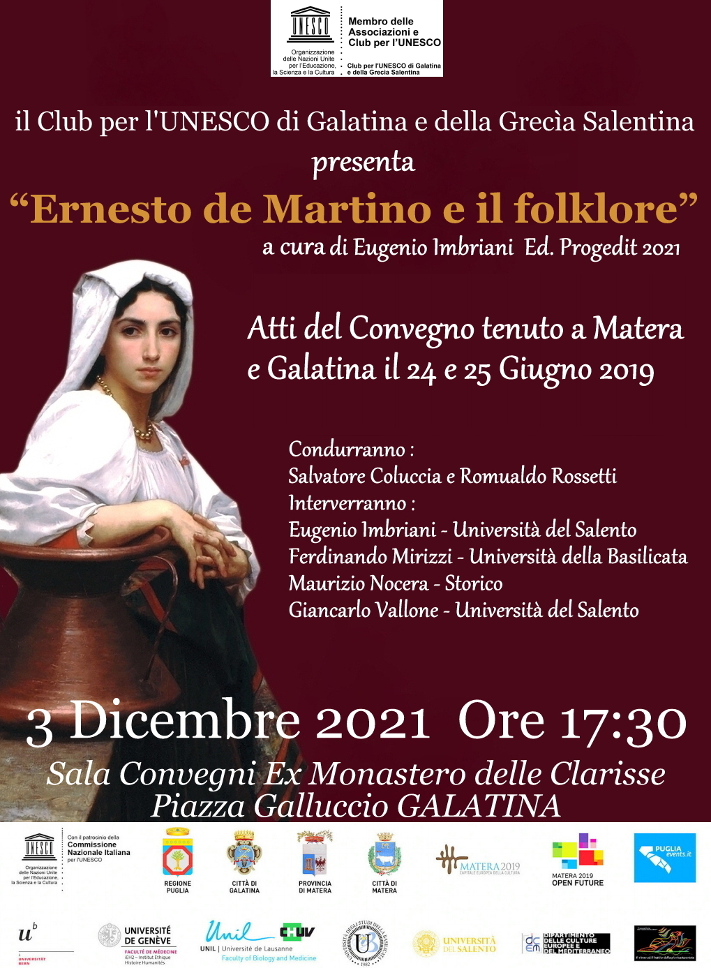 "Ernesto De Martino e il folklore", la presentazione degli atti "Ernesto De Martino e il folklore", la presentazione degli atti