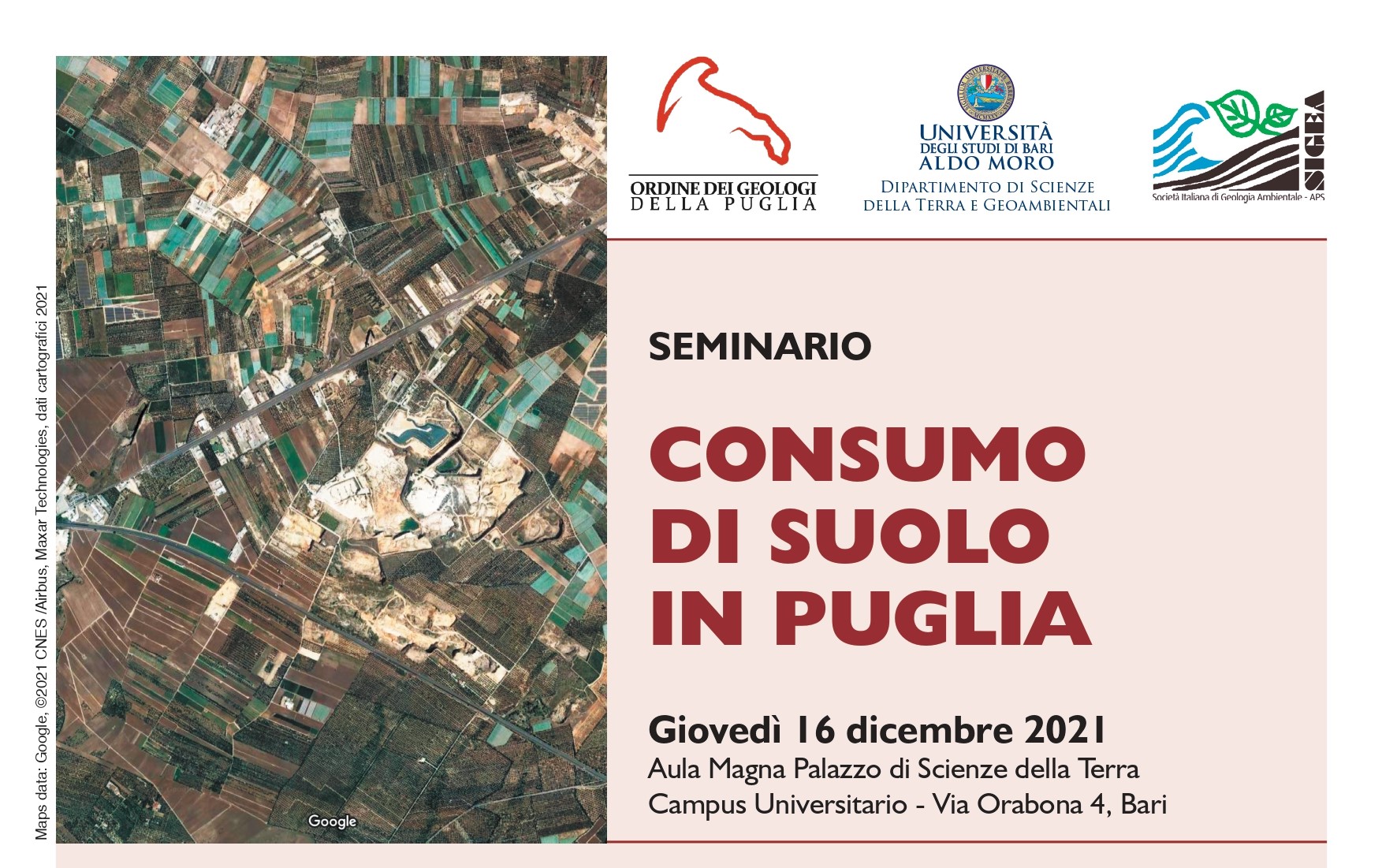 “Consumo di suolo in Puglia”