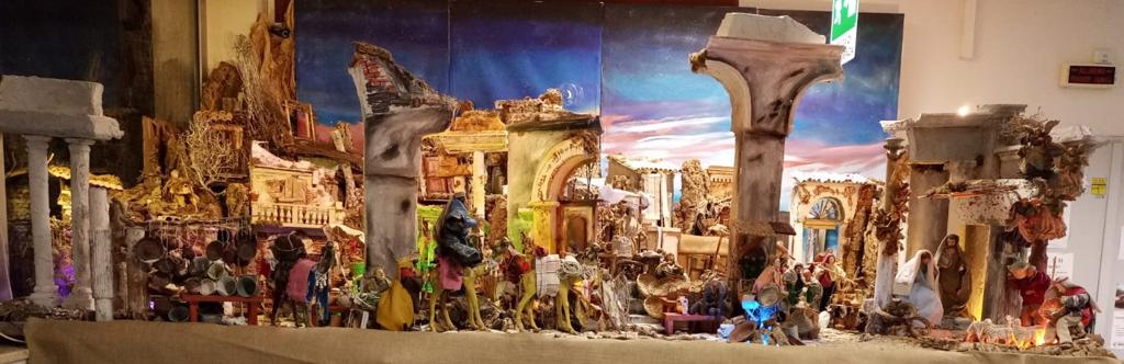 Un presepe artigianale napoletano realizzato nel Presidio territoriale di Assistenza di Nardò
